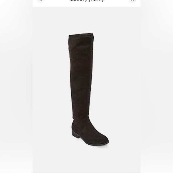NWT Women's Black Over-the-Knee Boots - Picture 2 of 8